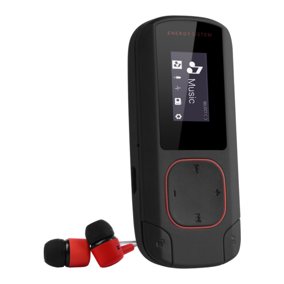 ENERGY SISTEM Clip Bluetooth 8GB Manual De Instrucciones