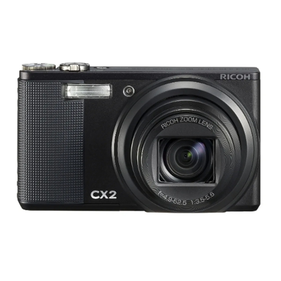 Ricoh CX2 Manuales