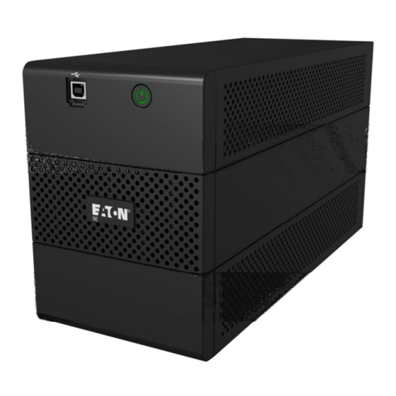 Eaton 5E 500 Manual De Instrucciones