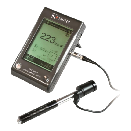 sauter HMO Serie Manual De Instrucciones