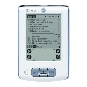 Palm Zire 21 Manual De Instrucciones