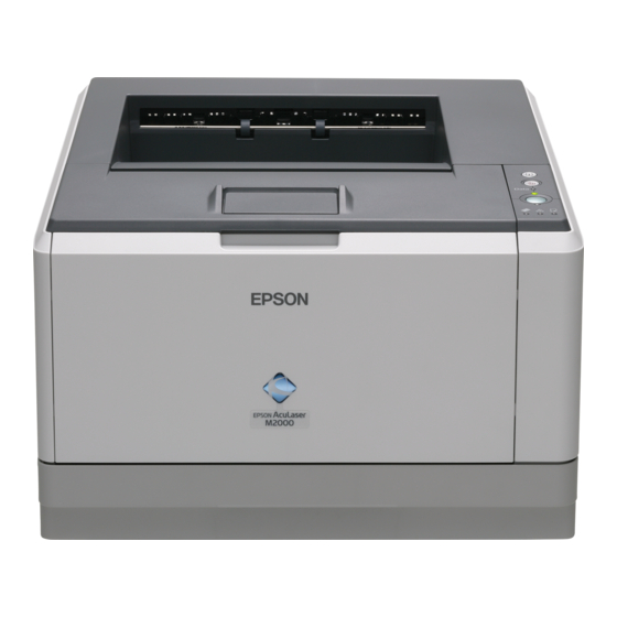 Epson AcuLaser M2000 Serie Manuales