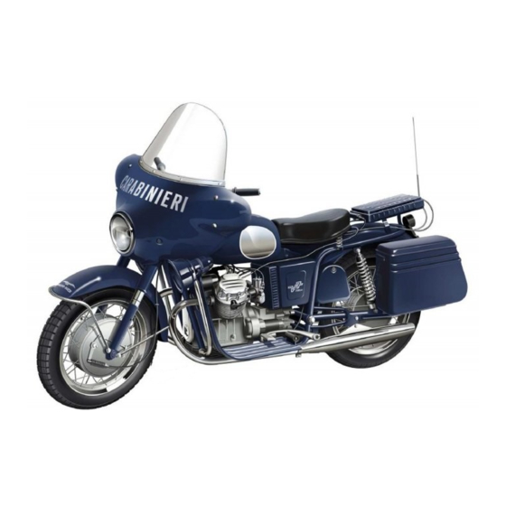 Italeri Moto Guzzi V7 Arma Dei Carabinieri Manual Del Usuario