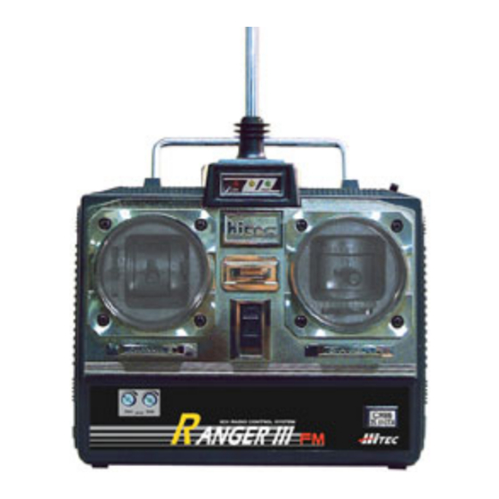 Multiplex Ranger III Manual De Instrucciones