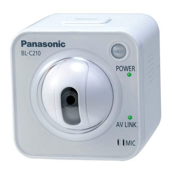 Panasonic BL-C210 Guía De Configuración