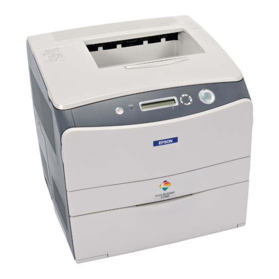 Epson AcuLaser C1100 Guia De Instalacion