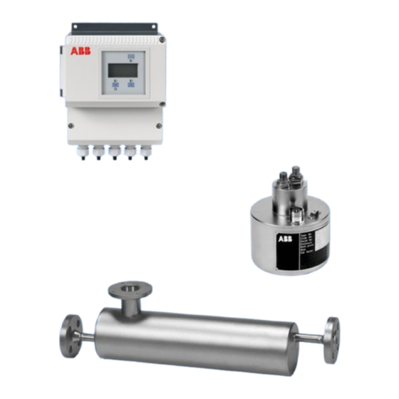 ABB CoriolisMaster FCM2000 Instrucciones Para La Puesta En Funcionamiento