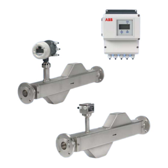 ABB CoriolisMaster FCM2000 Instrucciones Para La Puesta En Funcionamiento