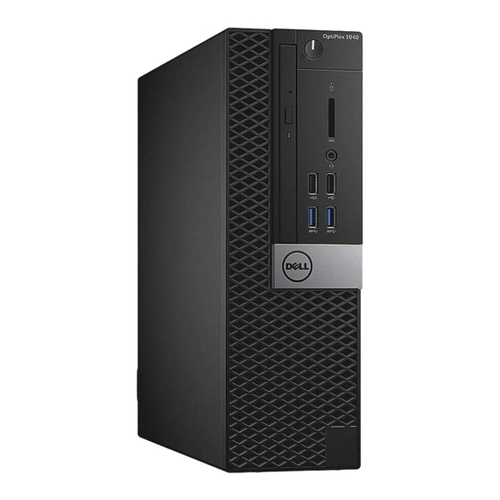 Dell OptiPlex 5040 Manual Del Propietário