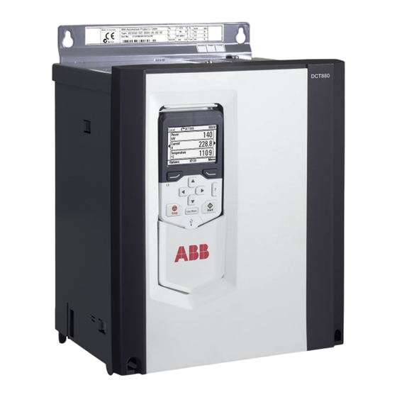 ABB DCS880 Traducido De La Instrucción Original
