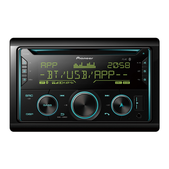 Pioneer FH-S720BT Manual De Instrucciones