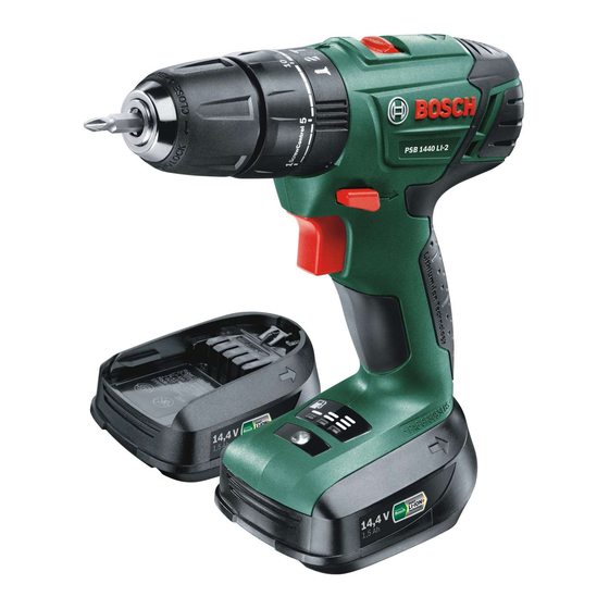 Bosch PSB 1440 LI-2 Manual Original