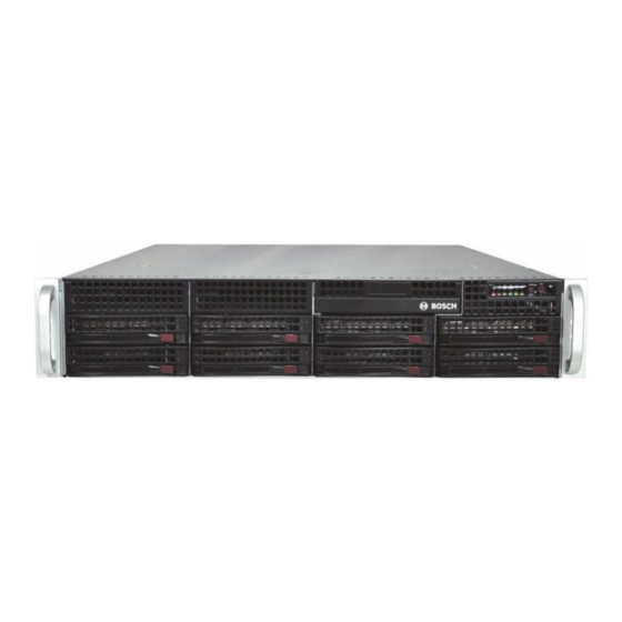 Bosch DIVAR IP 6000 2U Guía De Instalación Rápida