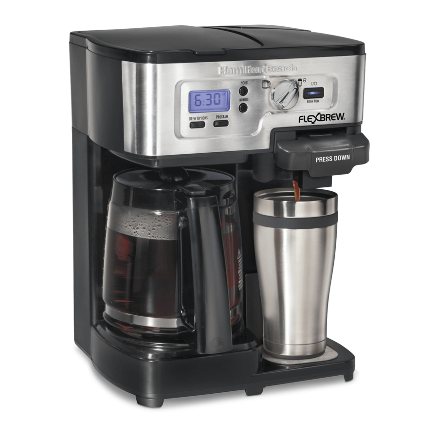 Hamilton Beach FlexBrew Manual De Uso