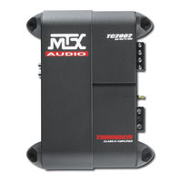 MTX Audio THUNDER TC3002 Manual Del Propietário