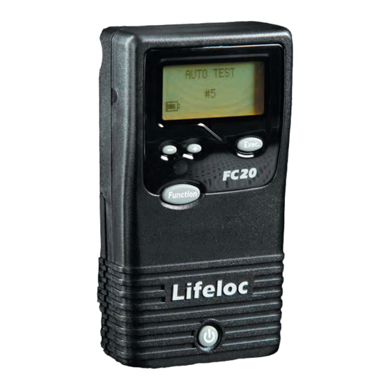 Lifeloc FC20 Manual Del Usuario