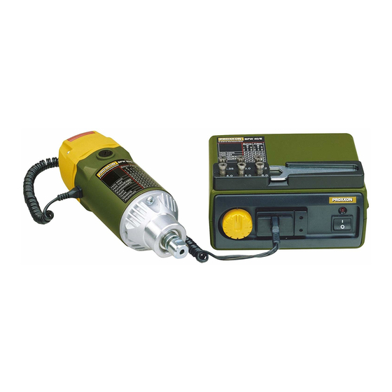Proxxon BFW 40/E Manual De Instrucciones