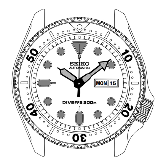 Seiko LUMIBRITE 7S26 Manual Del Usuario