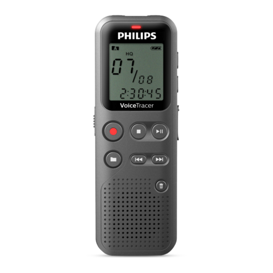 Philips DVT1110 Manual Del Usuario