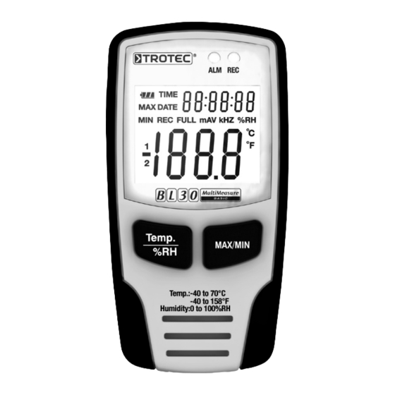 Trotec BL 30 Manual De Instrucciones