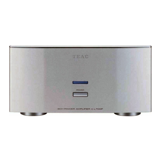 Teac A-L700P Manual Del Usuario