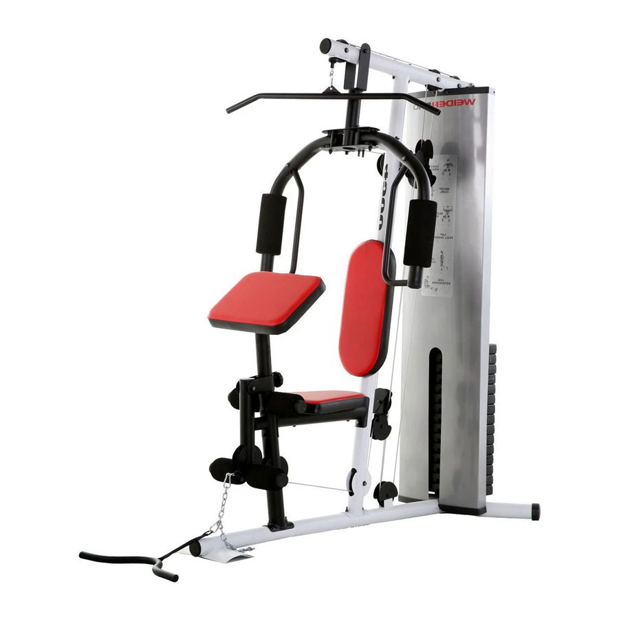 Weider Pro 4500 Manual Del Usuario