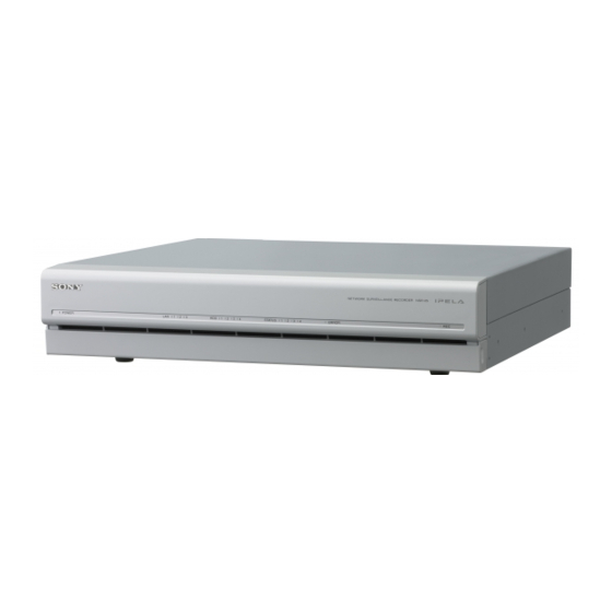 Sony Ipela NSR-100 Guia Del Usuario