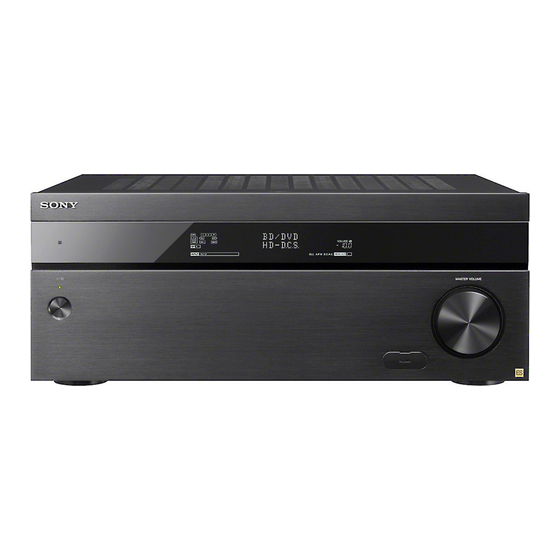 Sony STR-ZA3000ES Guia Del Usuario