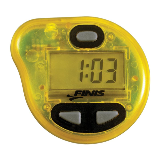 FINIS TEMPO TRAINER PRO Manuales