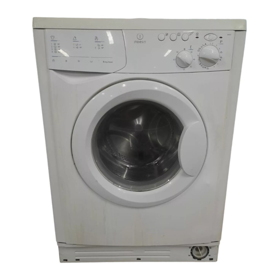 Indesit WI 82 Manual Del Usuario