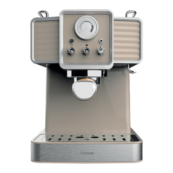 cecotec POWER ESPRESSO 20 TRADIZIONALE Manual De Instrucciones