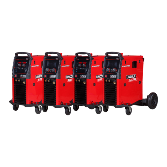 Lincoln Electric POWERTEC i250C STANDARD Manual Del Usuario