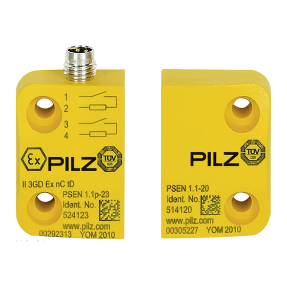 Pilz PSEN 1.1p-23 Manuales