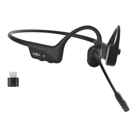 shokz OpenComm2 UC Guia Del Usuario
