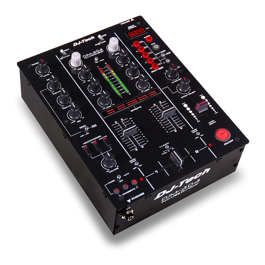 DJ-Tech D JM-303 Manuales