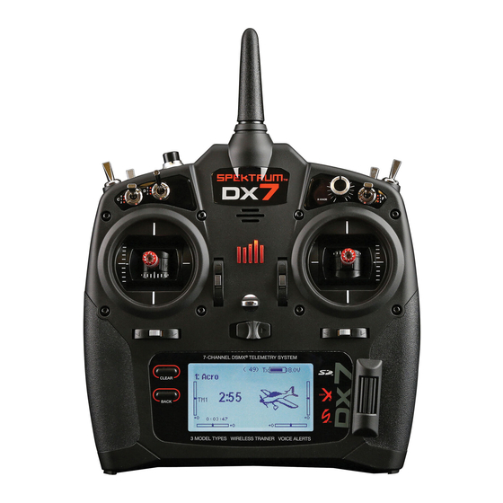 Spektrum DX7 Manual De Instrucciones