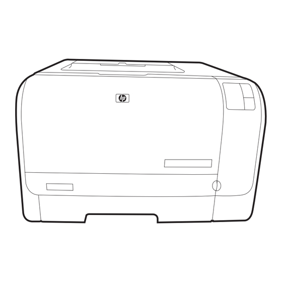 HP Color LaserJet CP1210 Serie Guia Del Usuario