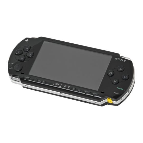 Sony PSP-2004 Seguridad Y Soporte Tecnico