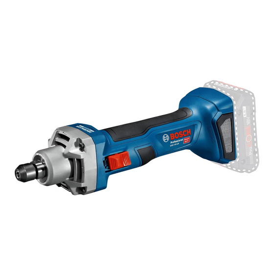 Bosch GGS 18V-20 Professional Manuales