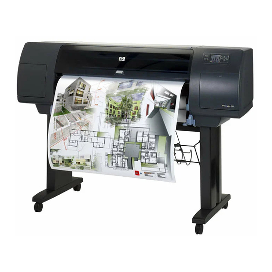 HP Designjet 4000 Serie Guía De Referencia Rápida