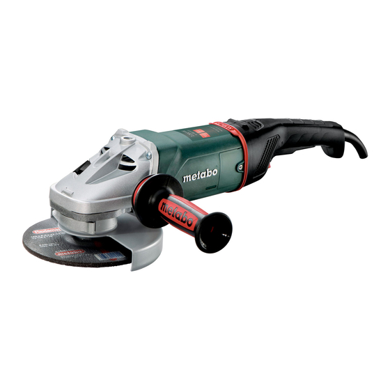 Metabo W 22-180 Instrucciones De Manejo