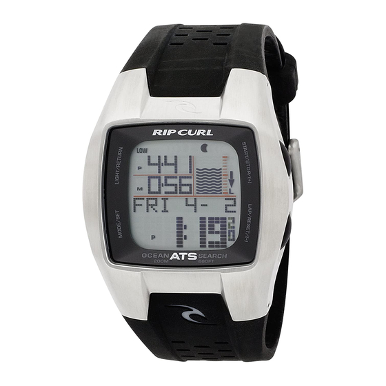 Rip Curl Oceansearch Manual Del Usario
