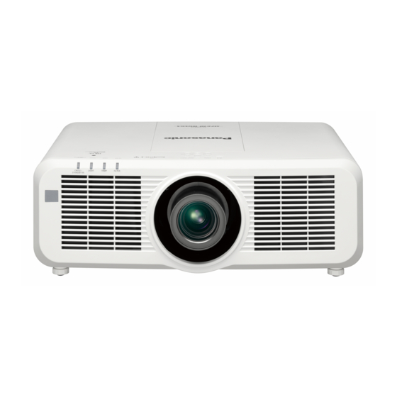 Panasonic PT-MZ670 Instrucciones De Operación
