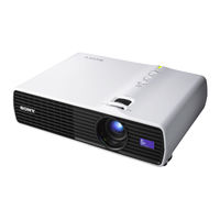 Sony VPL-DX11 Manual De Referencia