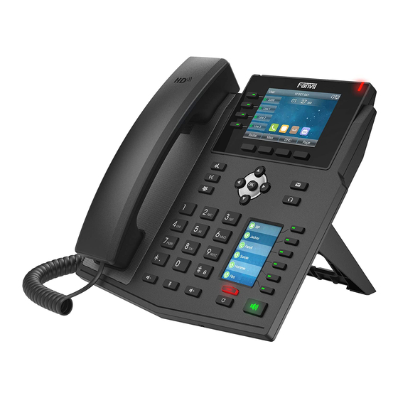 Fanvil X5U Guía Rápida De Instalación