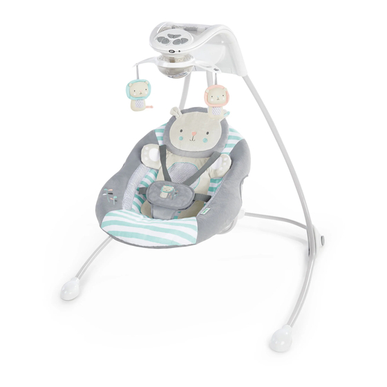 ingenuity InLighten Soothing Swing - Landry the Lion Manual De Instrucciones