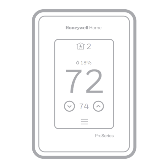 Honeywell Home T10 Manual Del Usuario