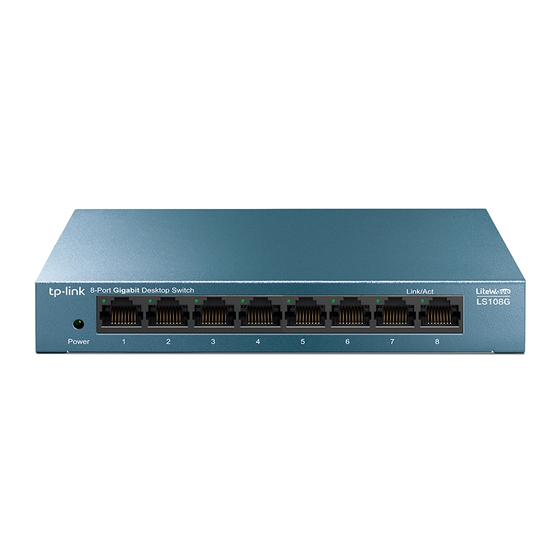 TP-Link LiteWave LS105G Guia De Instalacion