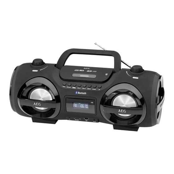 AEG SR 4359 BT Instrucciones De Servicio
