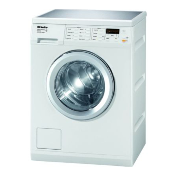 Miele W 3038 Instrucciones De Instalación Y Funcionamiento